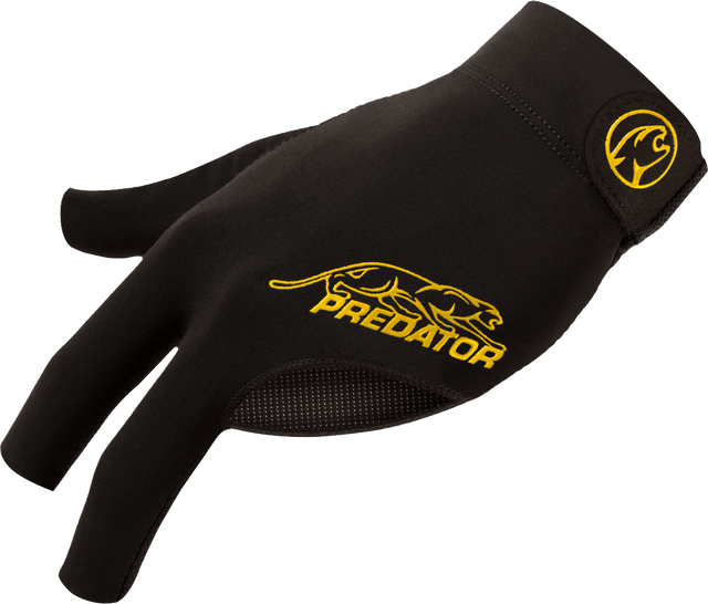 Predator BGLPY Second Skin Black & Yellow - Bridge Hand Left - Billiard and Pool Center