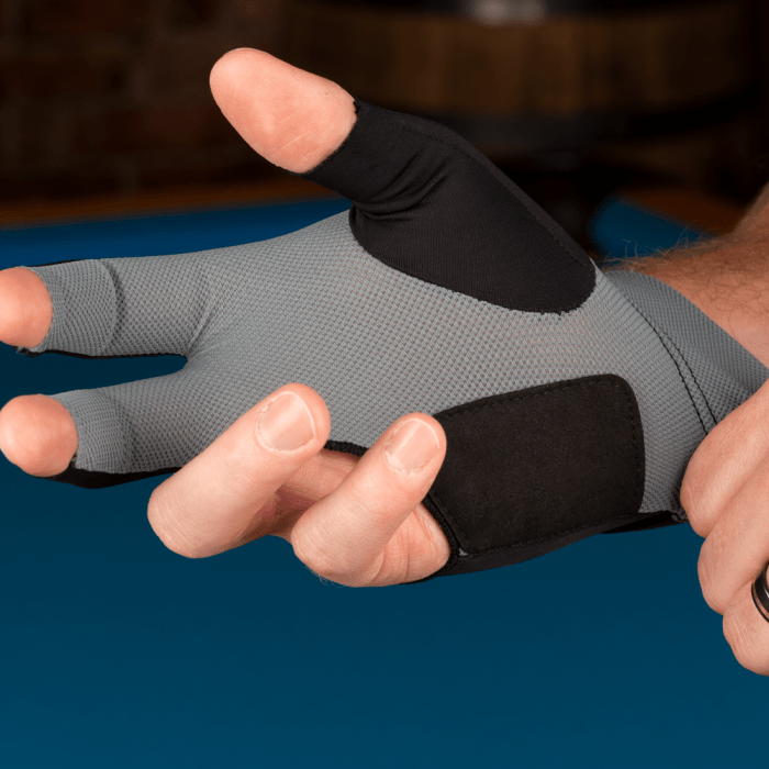 Predator Pool Bridge Predator Second Skin Black & Grey Glove - Bridge Hand Right - Billiard ...