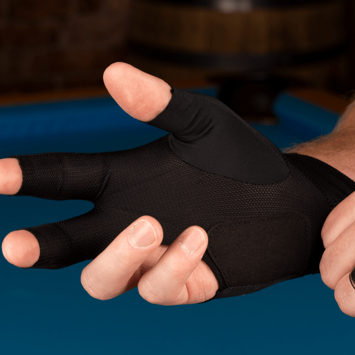 Predator Pool Bridge Predator Black & Yellow Glove - Bridge Hand Right - Billiard & Pool Center