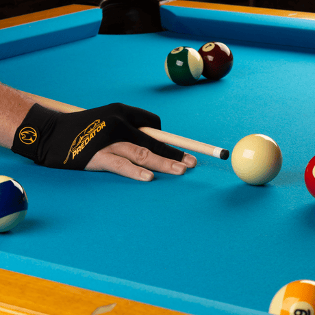 Predator BGRPY Black & Yellow Glove - Bridge Hand Right - Billiard and Pool Center