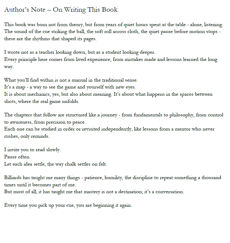 Stillness in Motion - The Inner Path to Mastery in Billiards and Life - Billiard_And_Pool_Center