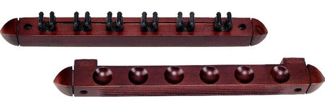 6 Cue Standard Clip Wall Rack WR6S - Billiard_And_Pool_Center
