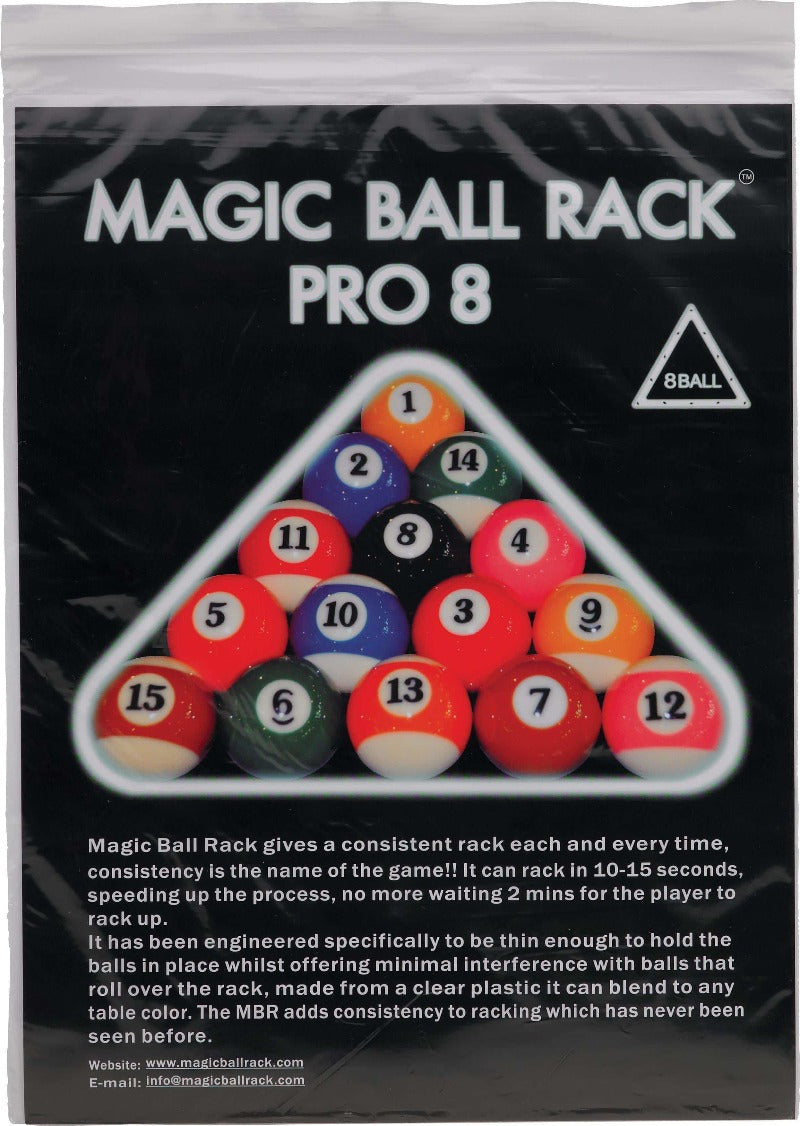 Magic Pool Rack Magic 8, 9 & 10-Ball Combo Pool Rack for Every Game