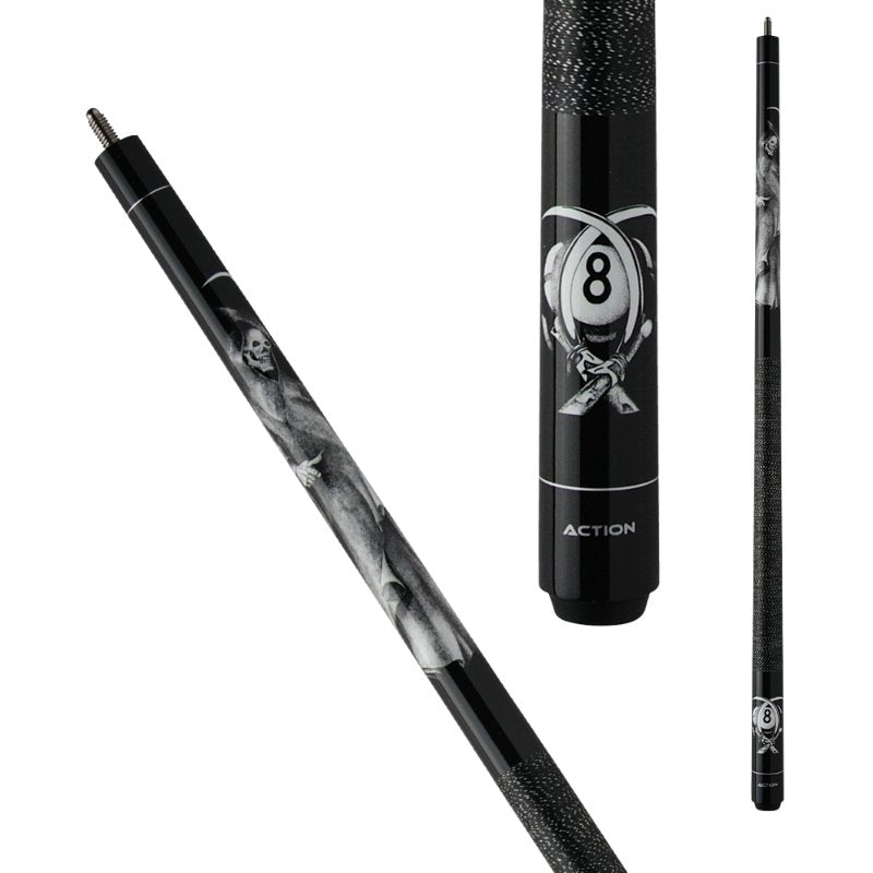 Action ADV101 Adventure Black Reaper Pool Cue - Billiard & Pool Center