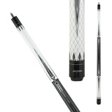 Action BW17 Black and White Pool Cue - Billiard_And_Pool_Center