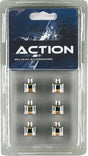 Action QT6SCT Screw On Tips - 12mm - Blister Pack of 6 - Billiard_And_Pool_Center