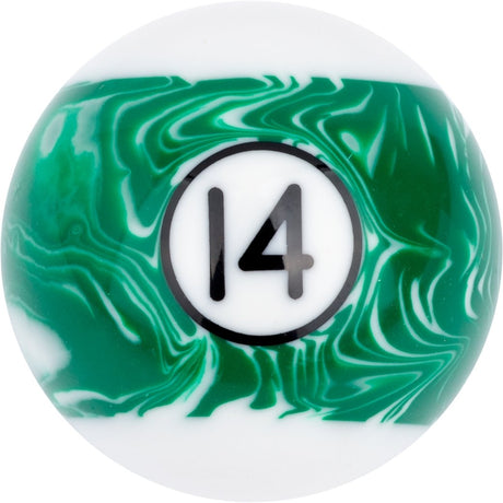 Action RBWM White Marble Pool Replacement Ball - Billiard_And_Pool_Center