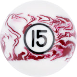 Action RBWM White Marble Pool Replacement Ball - Billiard_And_Pool_Center
