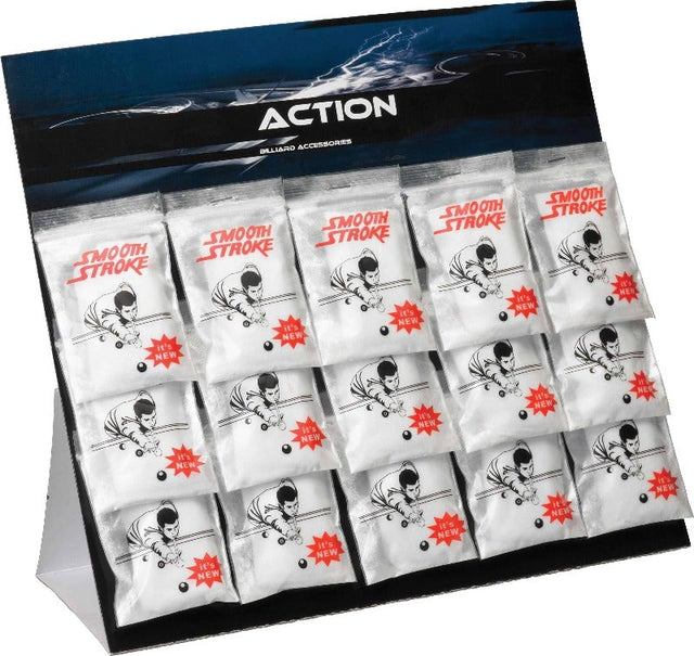 Action SPST15 Smooth Stroke Talc Card of 15 - Billiard_And_Pool_Center