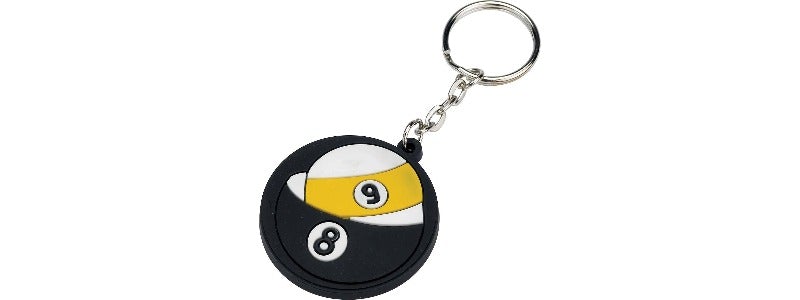 Pool Key Chain Rubber 8/9-Ball Key chain - Billiard & Pool Center