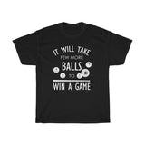 Unisex Heavy Cotton T-Shirt - Win a Game - Billiard_And_Pool_Center
